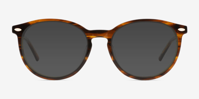 Lit Tortoise AcetateEyeglass Frames from EyeBuyDirect, with Tinted Lenses