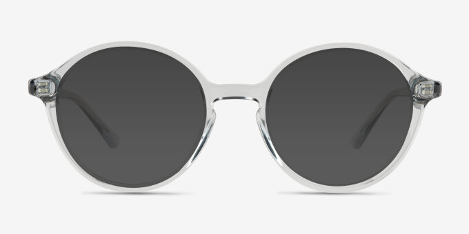Jamison Clear PlasticEyeglass Frames from EyeBuyDirect, with Tinted Lenses