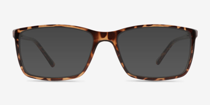 Sterling Tortoise PlasticEyeglass Frames from EyeBuyDirect, with Tinted Lenses