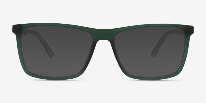 Wp Crystal Dark Green PlasticEyeglass Frames from EyeBuyDirect, with Tinted Lenses