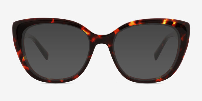 Billow Tortoise Alternative MaterialsEyeglass Frames from EyeBuyDirect, with Tinted Lenses