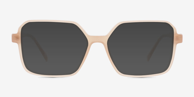 Surfer Peach PlasticEyeglass Frames from EyeBuyDirect, with Tinted Lenses