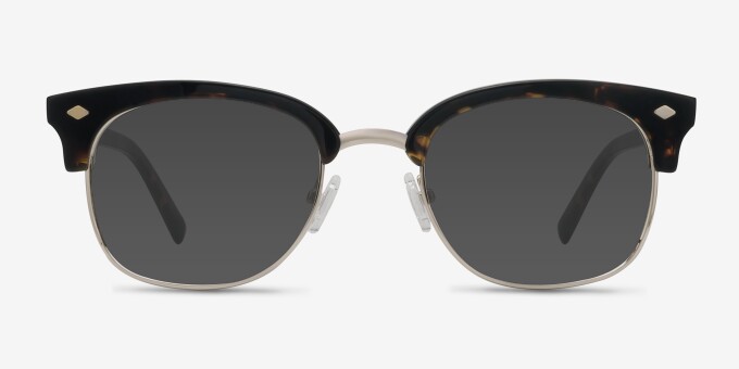 Japan Morning Dark Tortoise Acetate, MetalEyeglass Frames from EyeBuyDirect, with Tinted Lenses