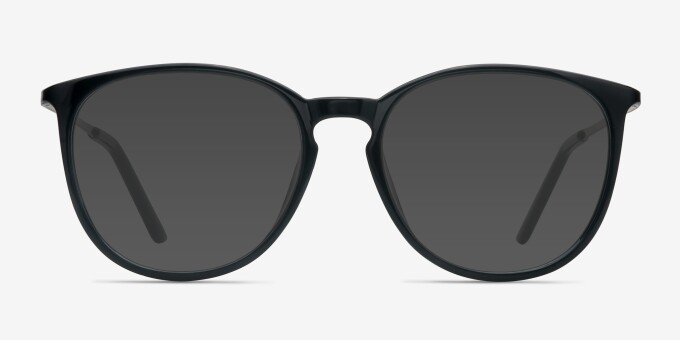 Naomi Black Plastic, MetalEyeglass Frames from EyeBuyDirect, with Tinted Lenses