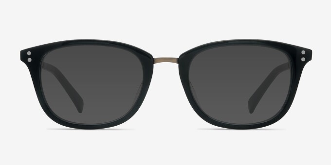 Synopsis Black Acetate, MetalEyeglass Frames from EyeBuyDirect, with Tinted Lenses