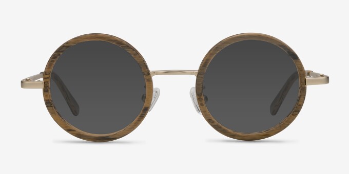 Roaring Brown Acetate, MetalEyeglass Frames from EyeBuyDirect, with Tinted Lenses