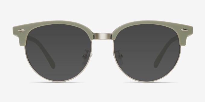 Narita Light Green MetalEyeglass Frames from EyeBuyDirect, with Tinted Lenses