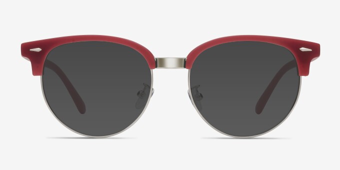 Narita Red MetalEyeglass Frames from EyeBuyDirect, with Tinted Lenses
