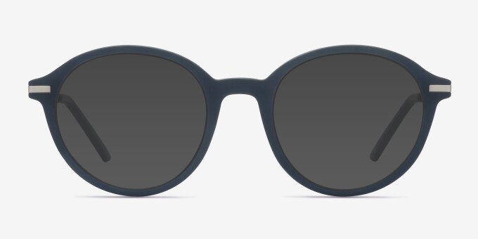 Juno Matte Green MetalEyeglass Frames from EyeBuyDirect, with Tinted Lenses