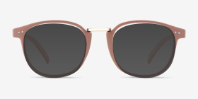 Miyoshi Sand Plastic-metal Montures de lunettes de vue d'EyeBuyDirect, with Tinted Lenses