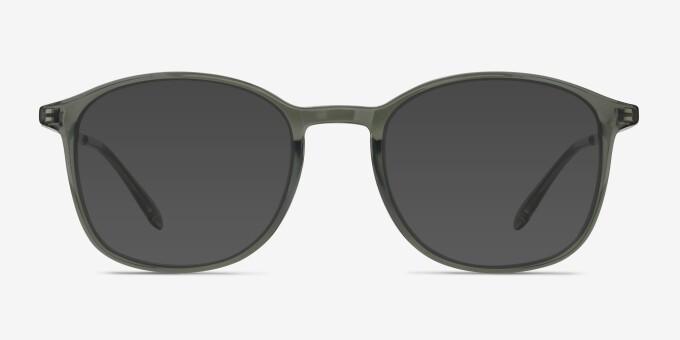 Civilization Gray MetalEyeglass Frames from EyeBuyDirect, with Tinted Lenses