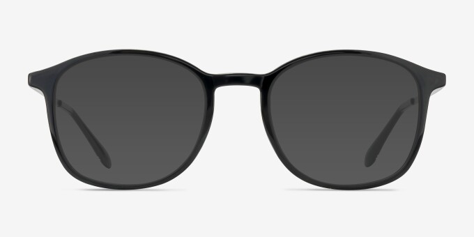 Civilization Black MetalEyeglass Frames from EyeBuyDirect, with Tinted Lenses