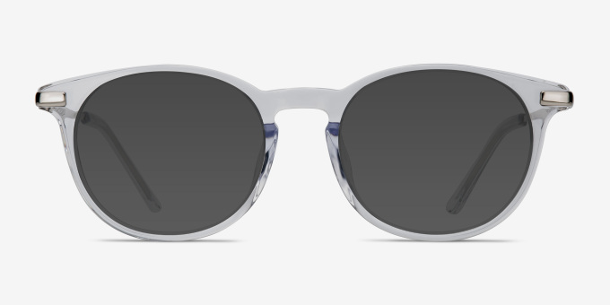 Mood Translucent Acetate, MetalEyeglass Frames from EyeBuyDirect, with Tinted Lenses