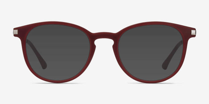 Mirando Raspberry Plastic, MetalEyeglass Frames from EyeBuyDirect, with Tinted Lenses