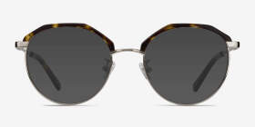 Festival Écailles Acetate-metal Montures de lunettes de vue d'EyeBuyDirect, with Tinted Lenses