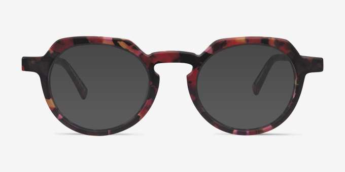 Phantasm Speckled Rose Acetate, MetalEyeglass Frames from EyeBuyDirect, with Tinted Lenses