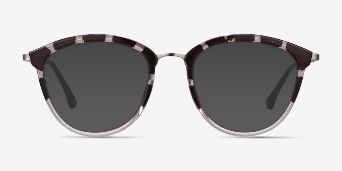 Lightworks Pink Floral Plastic, MetalEyeglass Frames from EyeBuyDirect, with Tinted Lenses