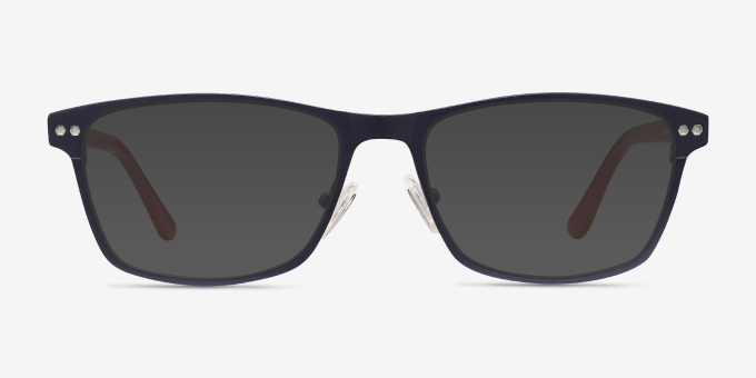Comity Navy Acetate, MetalEyeglass Frames from EyeBuyDirect, with Tinted Lenses