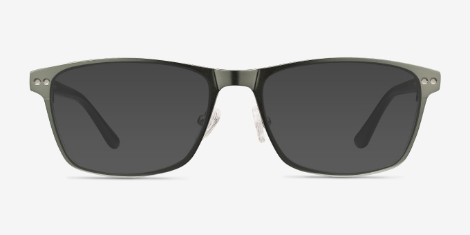 Comity Light Green Acetate, MetalMontures de lunettes de vue d'EyeBuyDirect, Avec des Verres Teintés