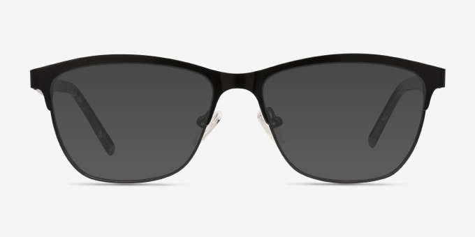 Volary Black Acetate, MetalEyeglass Frames from EyeBuyDirect, with Tinted Lenses