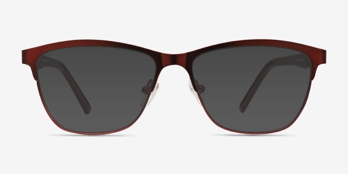 Volary Red Acetate, MetalEyeglass Frames from EyeBuyDirect, with Tinted Lenses