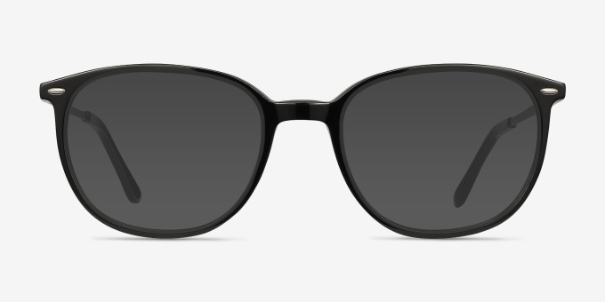 Eros Black Acetate, MetalEyeglass Frames from EyeBuyDirect, with Tinted Lenses
