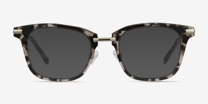 Candela Gray Floral Acetate, MetalEyeglass Frames from EyeBuyDirect, with Tinted Lenses