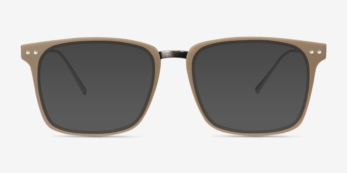 Forte Brown Plastic, MetalEyeglass Frames from EyeBuyDirect, with Tinted Lenses