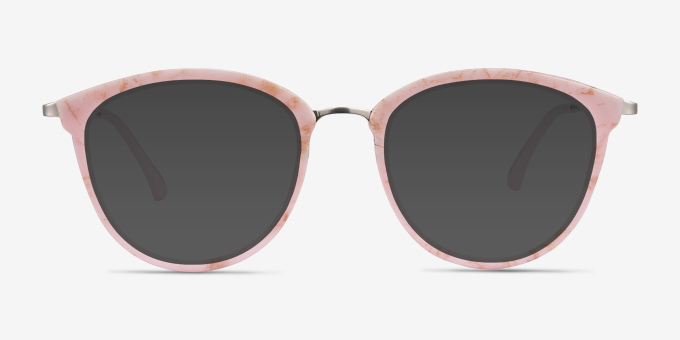 Lightworks Rose Plastic, MetalMontures de lunettes de vue d'EyeBuyDirect, Avec des Verres Teintés