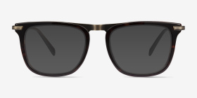 Kompa Écailles Acetate-metal Montures de lunettes de vue d'EyeBuyDirect, with Tinted Lenses