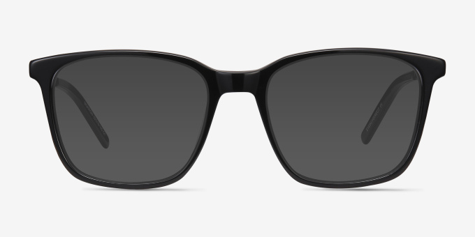 Morrow Black Acetate, MetalEyeglass Frames from EyeBuyDirect, with Tinted Lenses