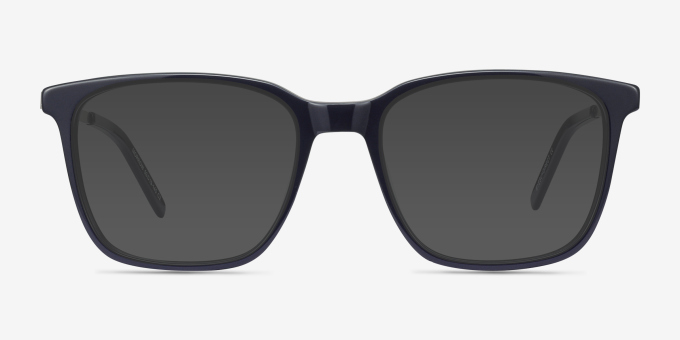 Morrow Navy AcetateEyeglass Frames from EyeBuyDirect, with Tinted Lenses