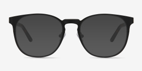 Resonance Noir Acetate-metal Montures de lunettes de vue d'EyeBuyDirect, with Tinted Lenses