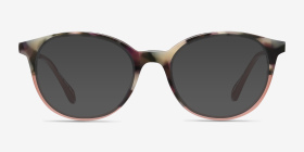 Martini Écailles Acetate-metal Montures de lunettes de vue d'EyeBuyDirect, with Tinted Lenses