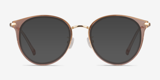 Hollie Pink Plastic, MetalEyeglass Frames from EyeBuyDirect, with Tinted Lenses