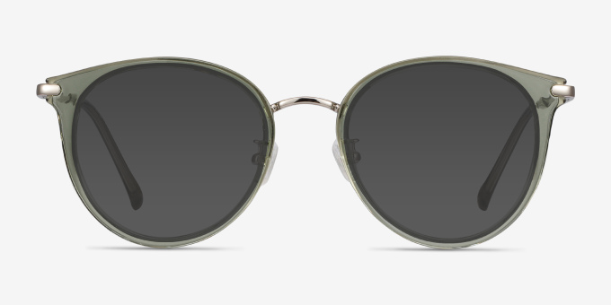 Hollie Green Plastic, MetalEyeglass Frames from EyeBuyDirect, with Tinted Lenses