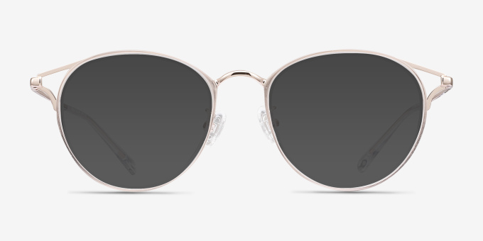Dazzle Clear Acetate, MetalEyeglass Frames from EyeBuyDirect, with Tinted Lenses
