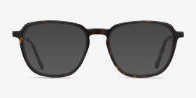The Fan Écailles Acetate-metal Montures de lunettes de vue d'EyeBuyDirect, with Tinted Lenses