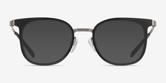Rotem Black Acetate, MetalEyeglass Frames from EyeBuyDirect, with Tinted Lenses
