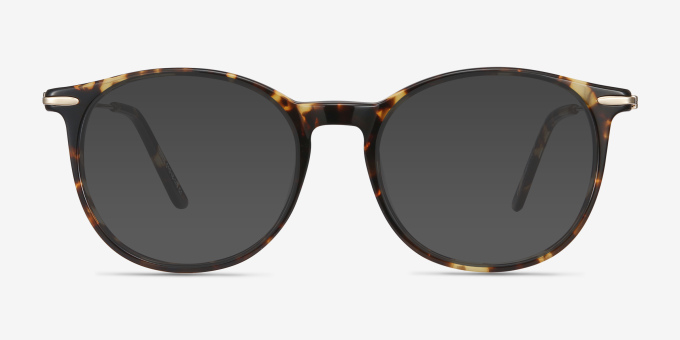 Quill Tortoise Acetate, MetalEyeglass Frames from EyeBuyDirect, with Tinted Lenses