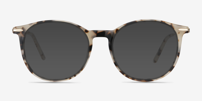 Quill Ivory Tortoise Acetate, MetalEyeglass Frames from EyeBuyDirect, with Tinted Lenses