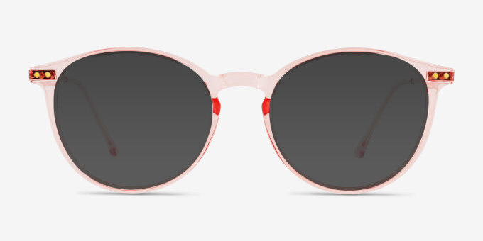 Amity Rose Gold Plastic, MetalEyeglass Frames from EyeBuyDirect, with Tinted Lenses