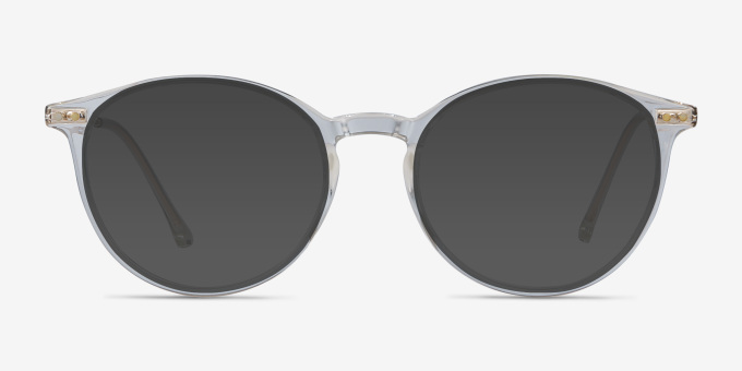 Amity Clear Plastic, MetalEyeglass Frames from EyeBuyDirect, with Tinted Lenses