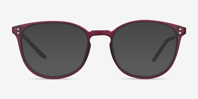 Spoken Purple MetalEyeglass Frames from EyeBuyDirect, with Tinted Lenses