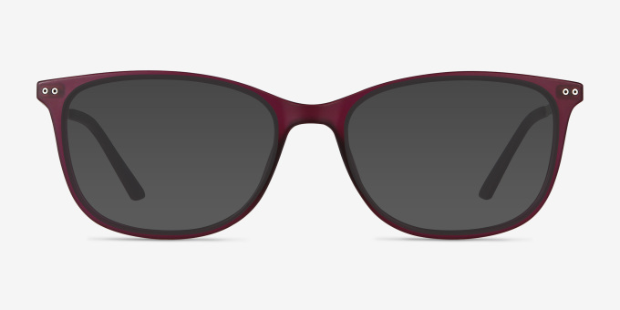 Clarity Purple Plastic, MetalEyeglass Frames from EyeBuyDirect, with Tinted Lenses