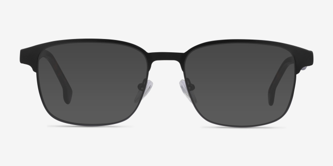 Meta Black Acetate, MetalEyeglass Frames from EyeBuyDirect, with Tinted Lenses