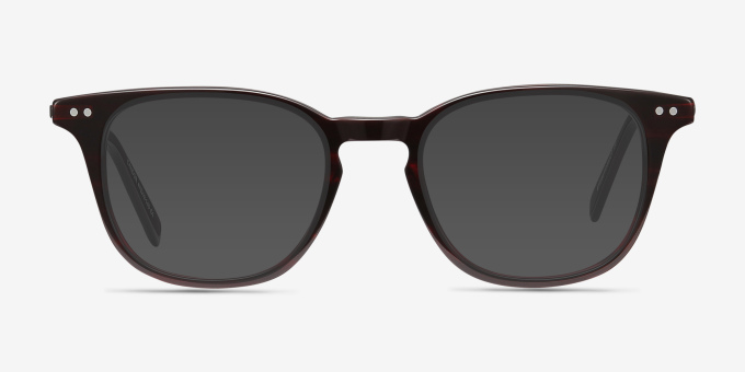 Candor Red AcetateEyeglass Frames from EyeBuyDirect, with Tinted Lenses