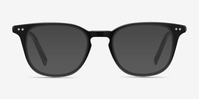 Candor Black Acetate, MetalEyeglass Frames from EyeBuyDirect, with Tinted Lenses