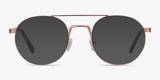 Lock Rose Gold AcetateEyeglass Frames from EyeBuyDirect, with Tinted Lenses
