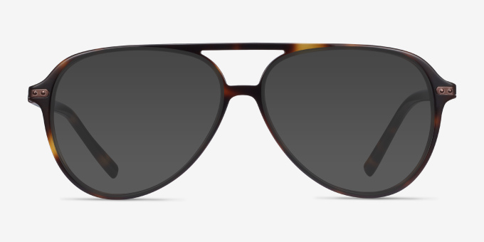 Viento Warm Tortoise AcetateEyeglass Frames from EyeBuyDirect, with Tinted Lenses